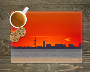 'Portsmouth After Sunset' -  Worktop Saver