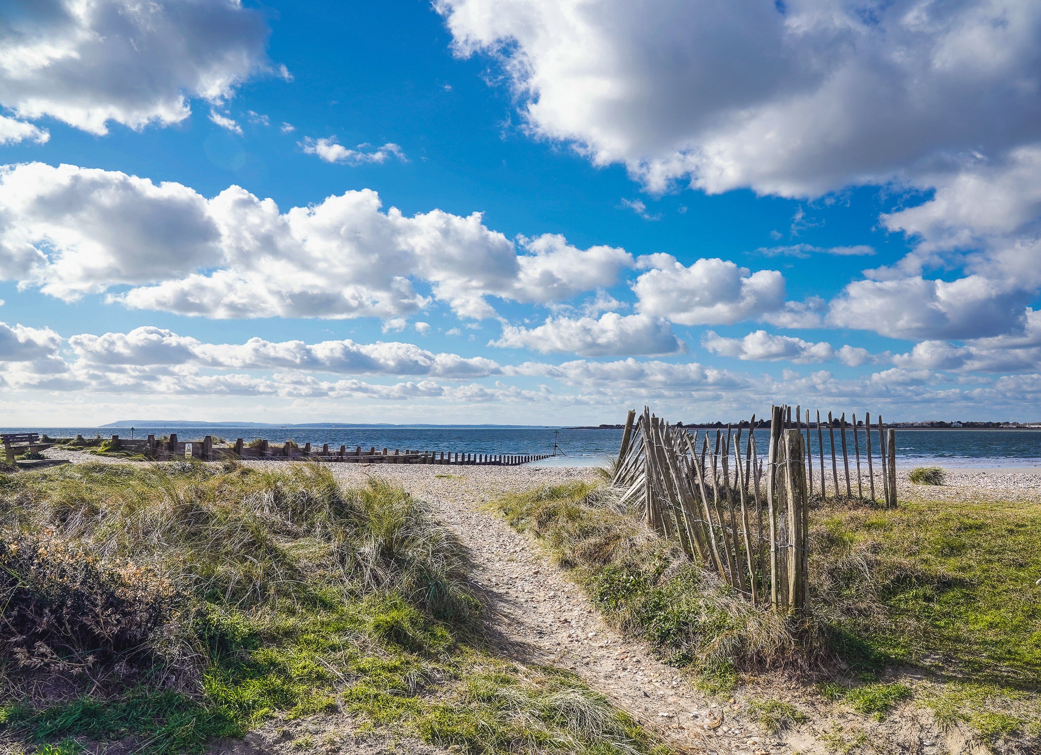 'West Wittering and the Path to the Beach' Canvas Print