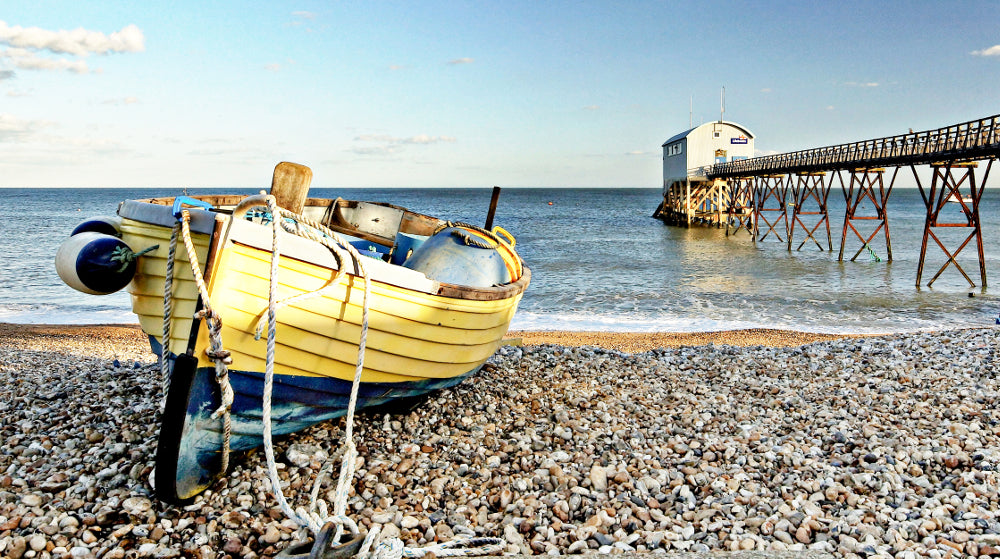 'Spring at the Old Lifeboat Station' Canvas Print