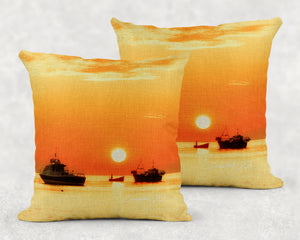 'Tranquillity on a Summer's Dawn' - Large Sofa Cushion