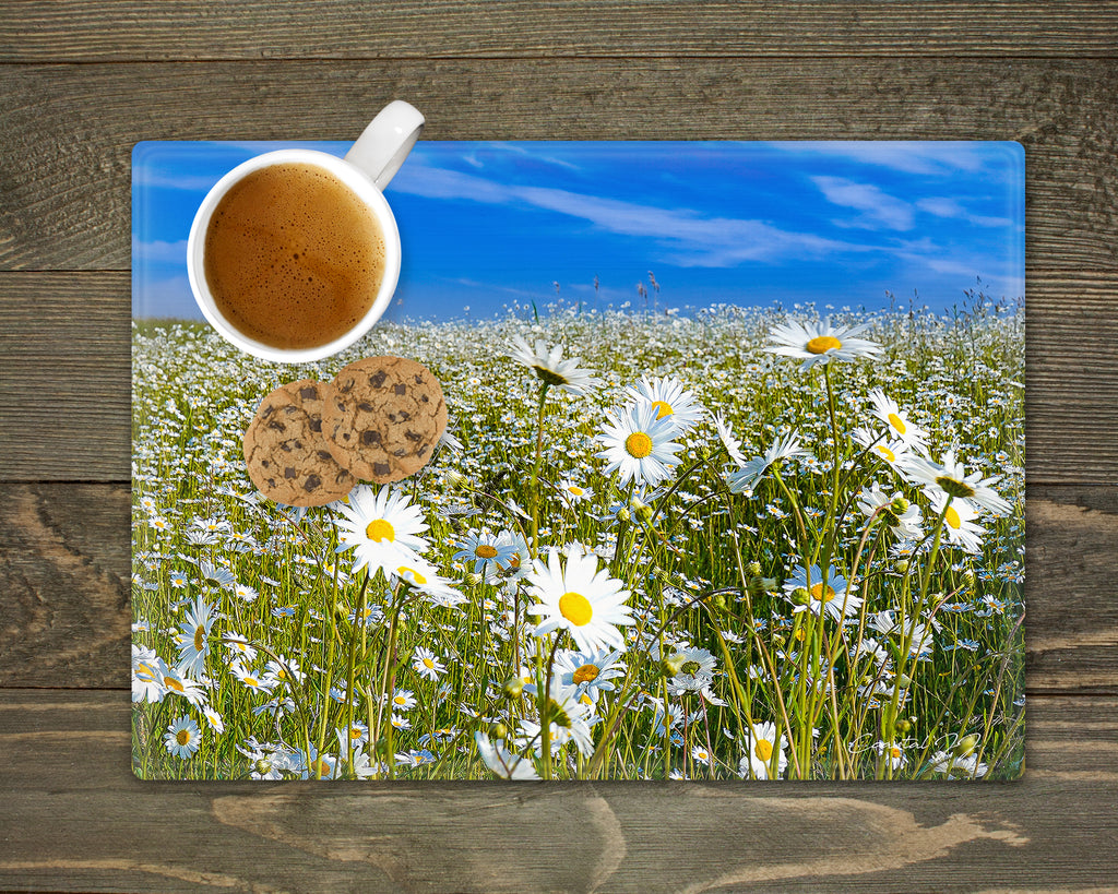 'Oxeye Daisies on a Summer's Day' - Worktop Saver