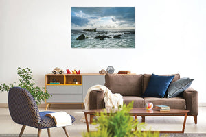 'Medmerry Beach at Summer's End' Canvas Print