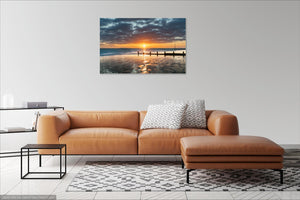 'Early Spring Sunset' Canvas Print