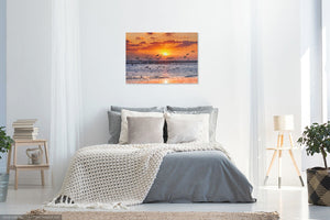 'Seagull Sunset' Canvas Print